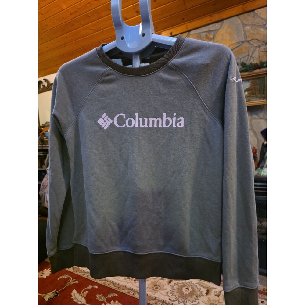 Columbia Sunridge Crew Women’s Size XS Green Pullover Sweatshirt